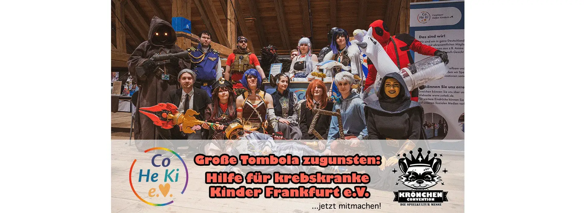 Tombola zugunsten von Hilfe für krebskranke Kinder e.V.