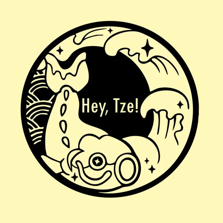 Hey, Tze! Logo